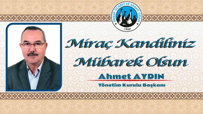 Ahmet Aydın 'Kandiliniz Mübarek Olsun'