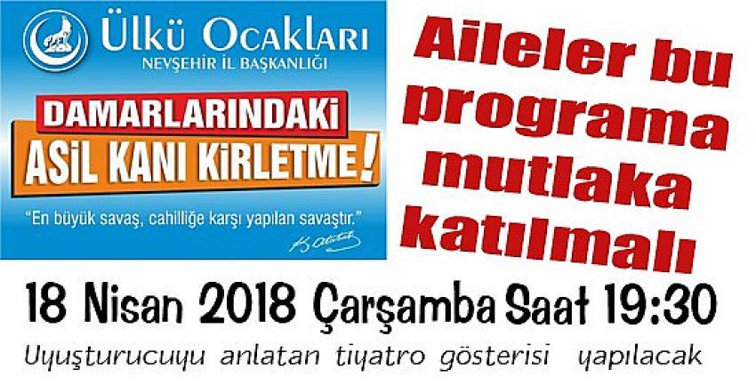 Nevşehir Ülkü Ocaklarından Çok Anlamlı Bir Program