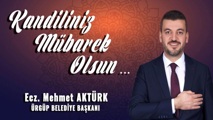 Başkan Aktürk Hemşerilerinin Miraç Kandilini Kutladı