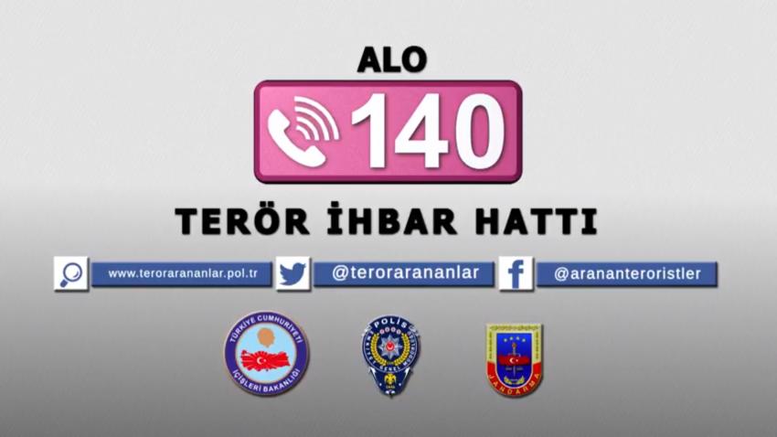 Alo 140 Terör İhbar Hattı