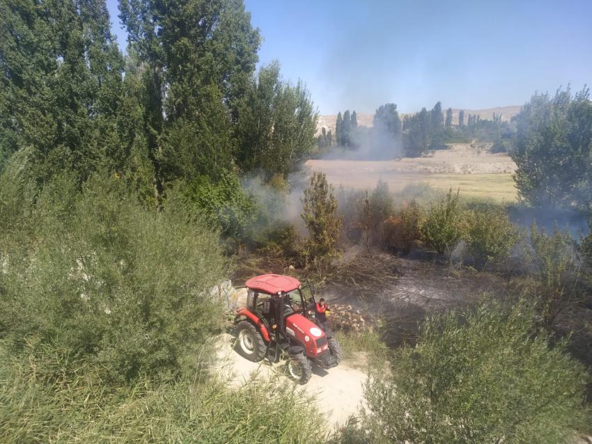 Arazi Yangını Meydana Geldi