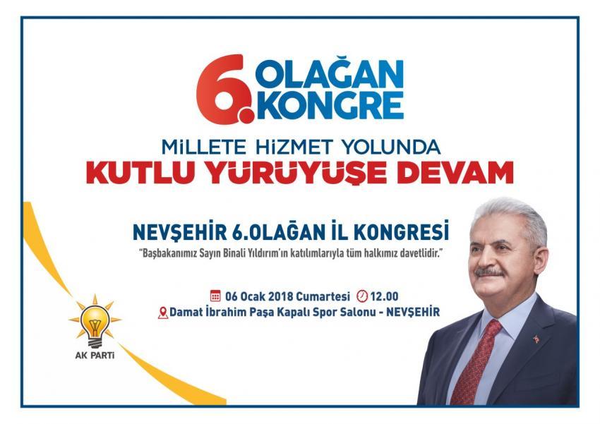 Başbakan Binali Yıldırım, Nevşehir’e Geliyor