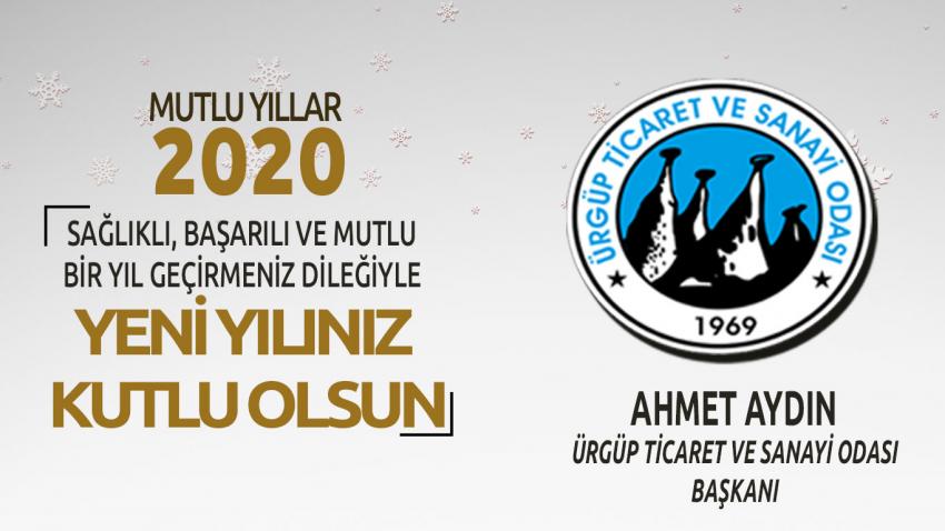 Ahmet Aydın ' Yeni Yılınız Kutlu Olsun'
