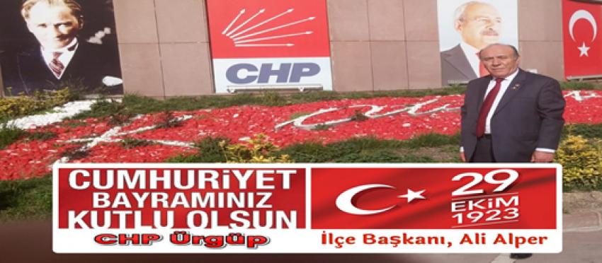 Ali Alper 'Cumhuriyet Bayramımız Kutlu Olsun'