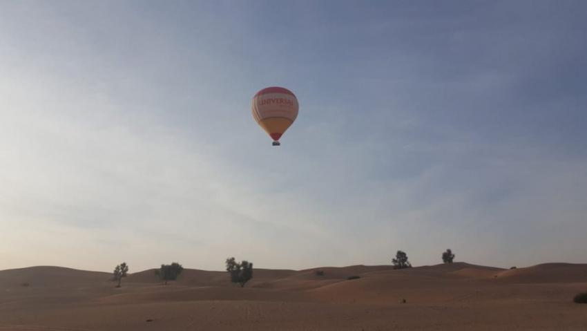Universal Balon Türk bayrağını Dubai’de Dalgalandırıyor