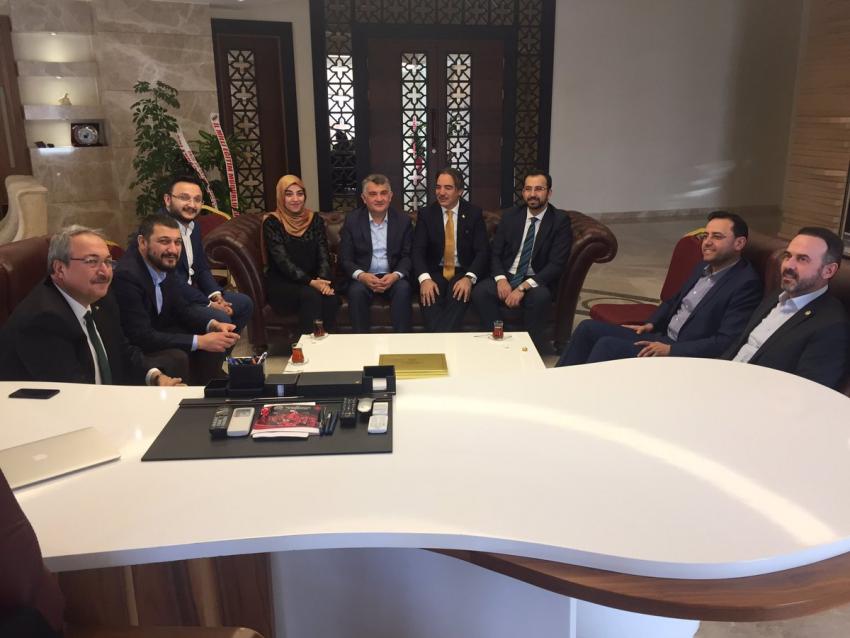 AK Parti Nevşehir Milletvekilleri Rektör Prof.Dr. Mazhar Bağlı'yı Ziyaret Ettiler