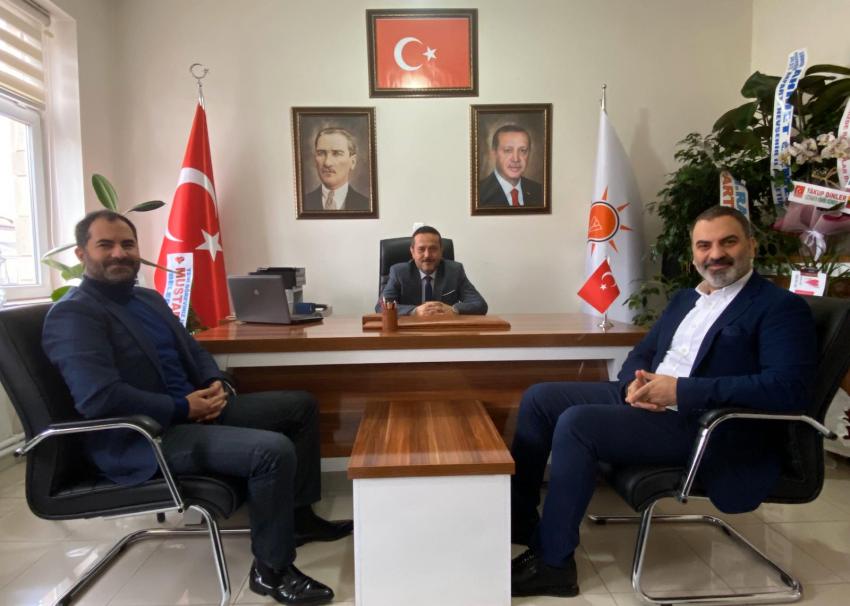 Dinler kardeşler, AK Parti Ürgüp İlçe Başkanı Kahraman’ı ziyaret etti
