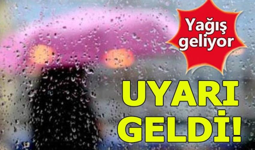 Yeni hafta yağışlı hava ile başlıyor