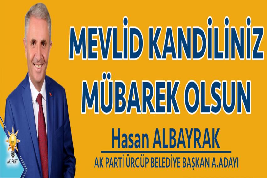 Hasan Albayrak 'Mevlid Kandiliniz Mübarek Olsun'