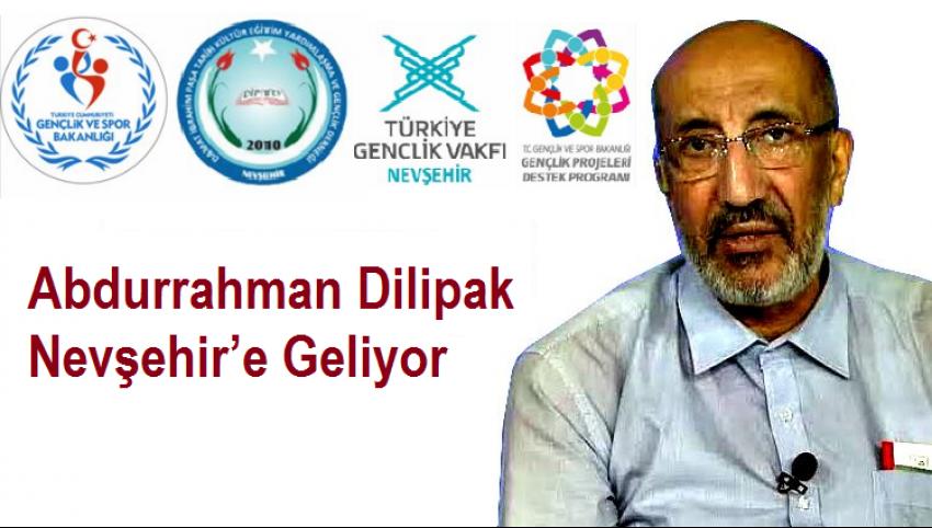 Abdurrahman Dilipak Nevşehir´e Geliyor