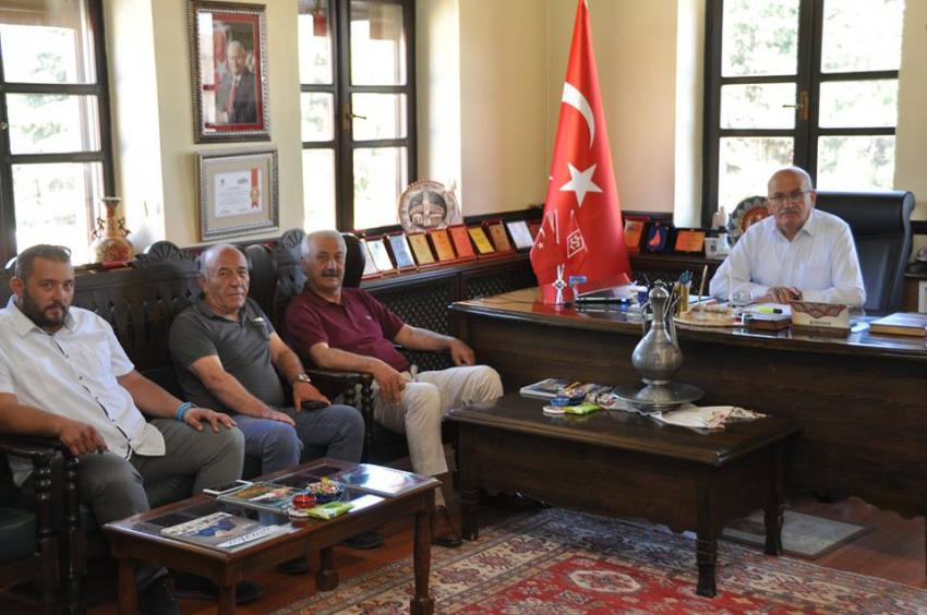 CHP Milletvekili Sarıaslan, Ürgüp Belediye Başkanı Yıldız'ı Ziyaret Etti