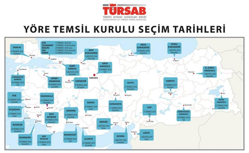 TÜRSAB Kapadokya Temsilci Seçimi 21 Temmuz Tarihinde Yapılacak