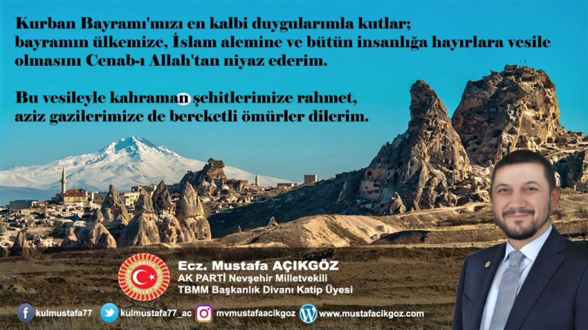 Vekil Açıkgöz, ‘Bayram Paylaştıkça Bereketlenir’