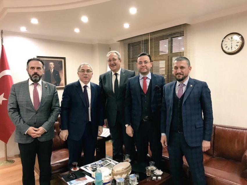 Milletvekilleri ve Belediye Başkanı Ünver TOKİ Başkanı Turan’ı Ziyaret Etti