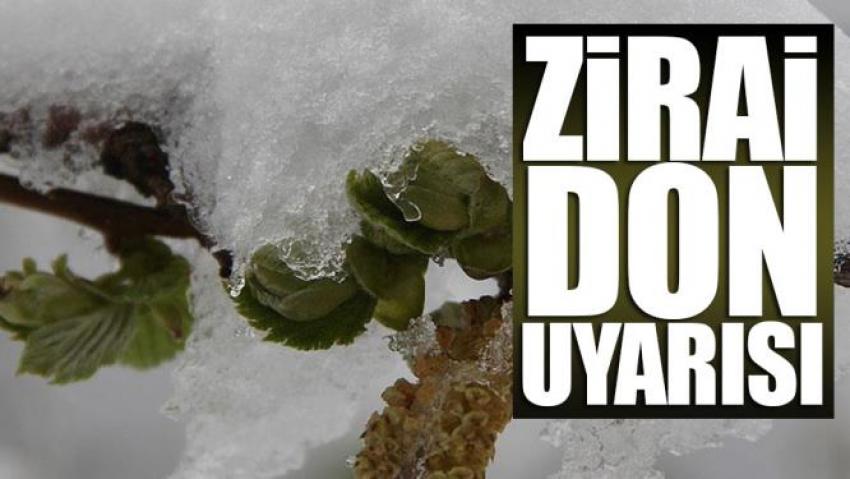 Meteoroloji Zirai Don Olayına Karşı Uyardı