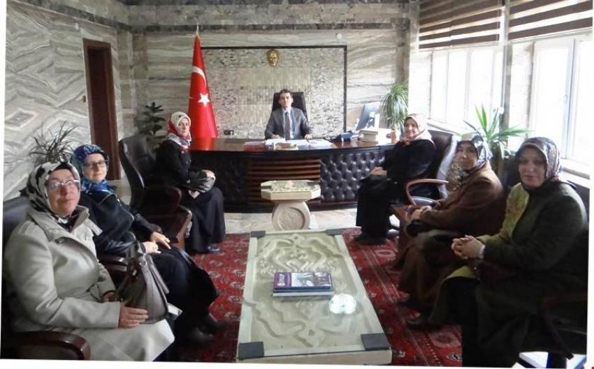 Ortahisar Kadınlar Derneği Kaymakam Maraşlı'yı Ziyaret Etti