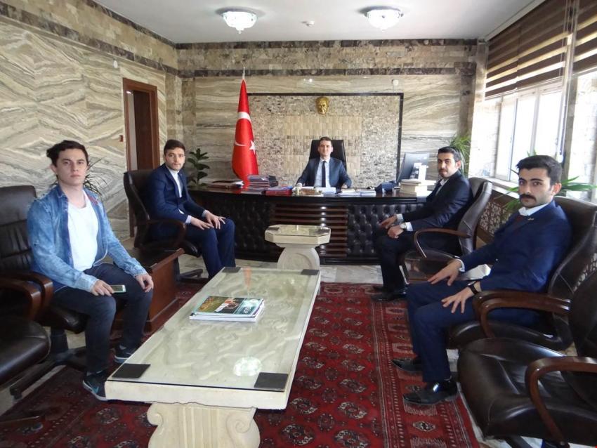 Ürgüp Ülkü Ocakları Kaymakam Maraşlı'yı Ziyaret Etti