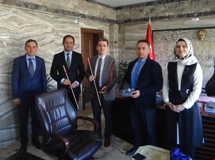 KAPSED Derneği Üyeleri Ürgüp Kaymakamını Ziyaret Etti
