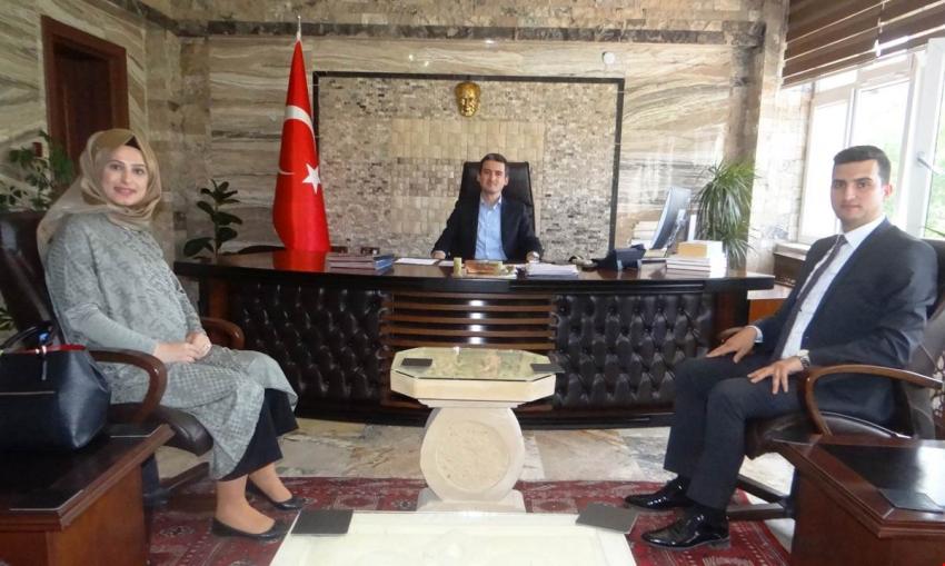 Avanos Kaymakam Refiki'nden Kaymakam Mehmet Maraşlı'ya Ziyaret