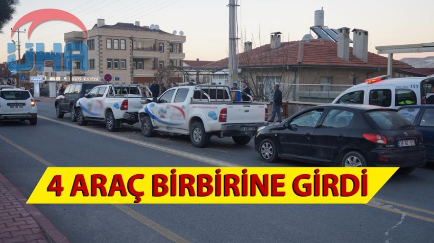 Zincirleme Kaza Meydana Geldi