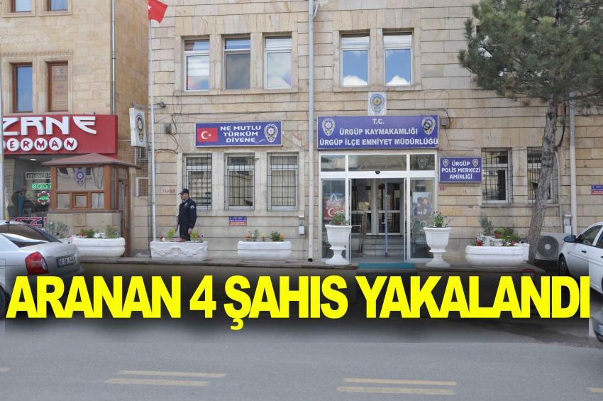 Aranan 4 Şahıs Yakalandı