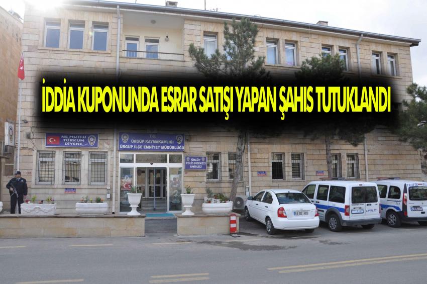 İddia Kuponunda Esrar Satışı Yapan Şahıs Tutuklandı