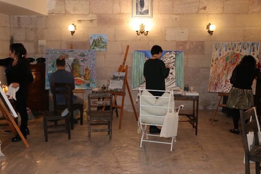 Kapadokya’da 16. Sanat kampı başladı