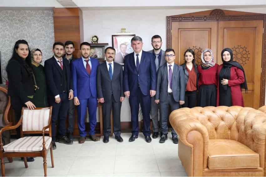 AK Parti Ürgüp Teşkilatı, Vali Aktaş ve Rektör Bağlı'yı Ziyaret Etti