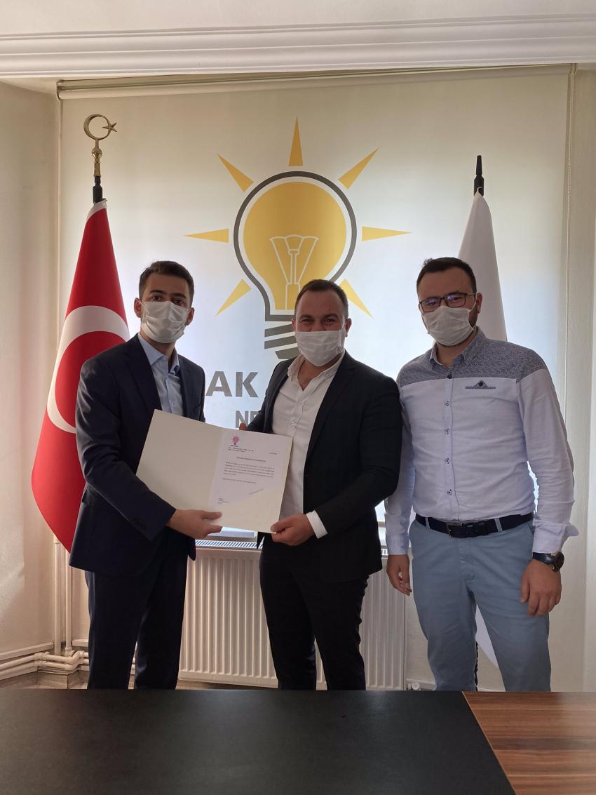 AK Parti Ürgüp İlçe Gençlik Kolları Başkanlığına atama yapıldı