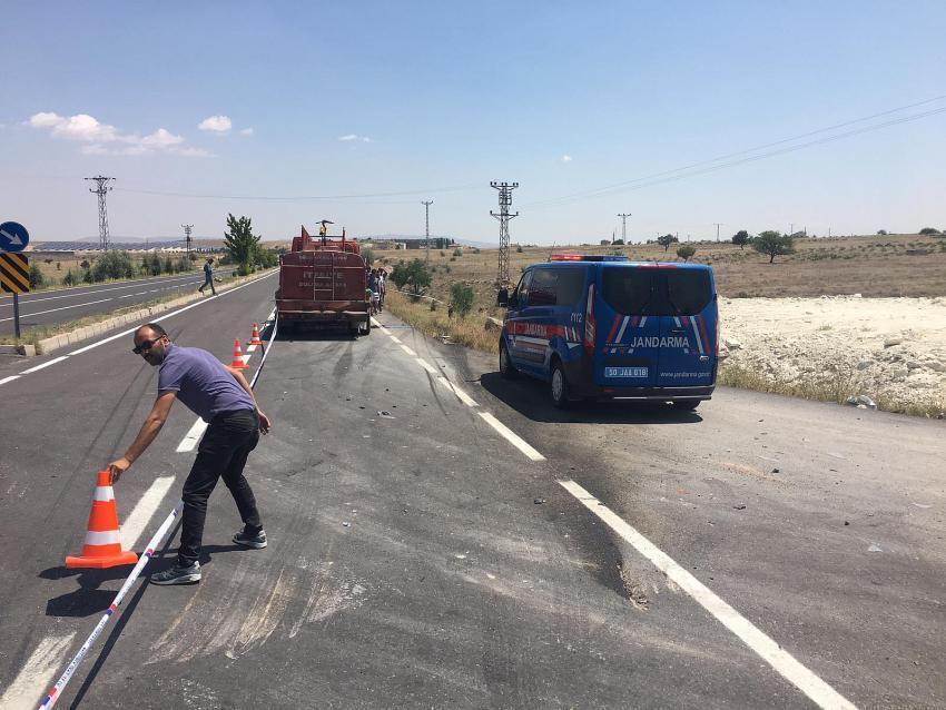 Nevşehir’de trafik kazası; 2 ölü, 3 yaralı