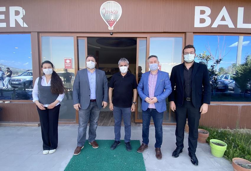 Başkan Ateş, KAPTİD Başkanı Ölmez'i ziyaret etti