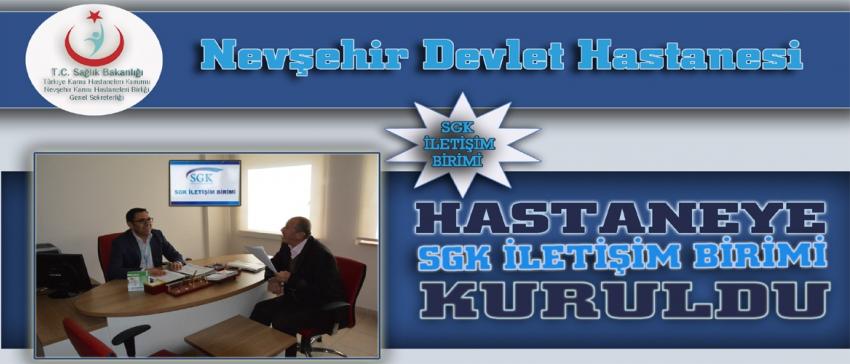 Devlet Hastanesine SGK İletişim Birimi Kuruldu
