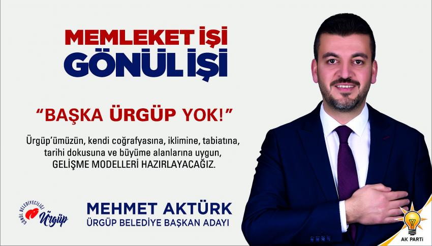 Aktürk, Ürgüp projelerini açıkladı