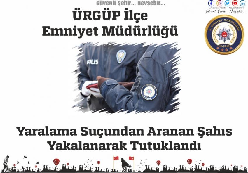 Yaralama Suçundan Aranan Şahıs Yakalanarak Tutuklandı