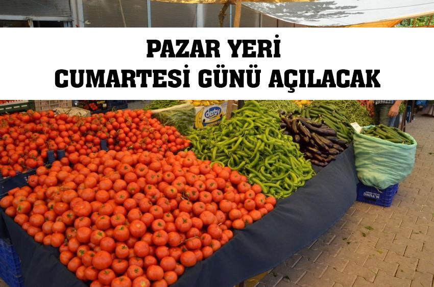 Yeni Normalleşme Döneminde Semt Pazarı Cumartesi Günü Açılacak