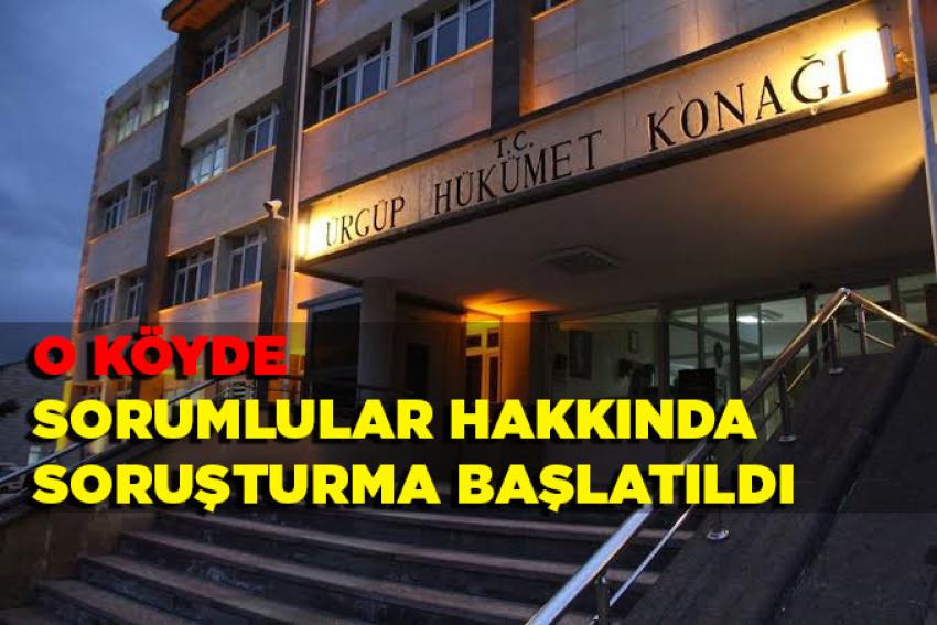 Taşkınpaşa Köyünde Sorumlular Hakkında Soruşturma Başlatıldı