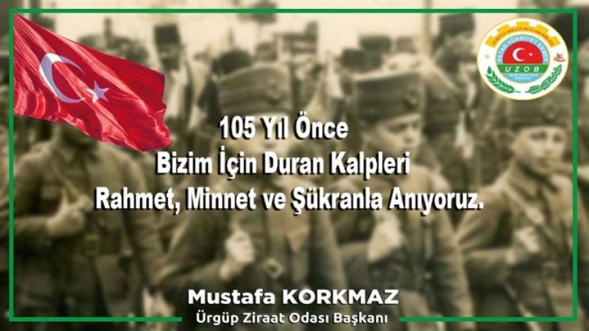 105 Yıl Önce Bizim İçin Duran Kalpleri Rahmet ve Minnetle Anıyoruz
