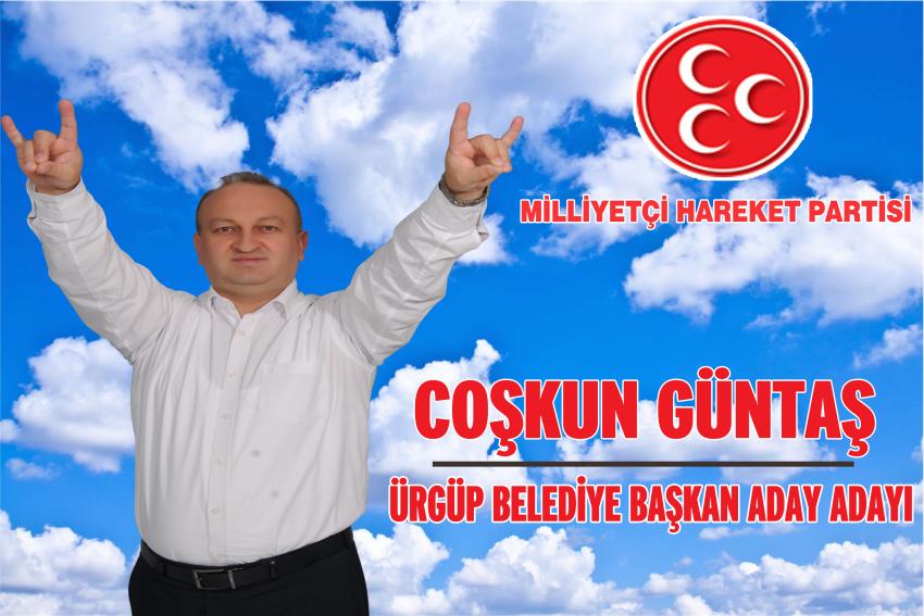 Coşkun Güntaş 'Ürgüp İçin Bende Varım' Dedi