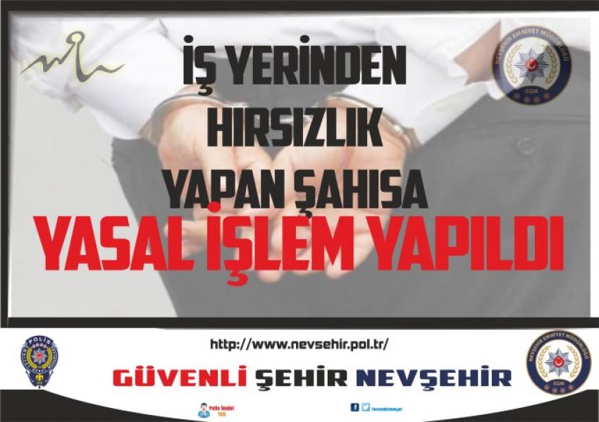 Büyük Otel İnşaatında Hırsızlık Yapan Şahısa İşlem Yapıldı