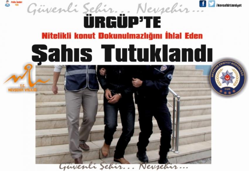 Ürgüp'te Aranan Şahıs Yakalanarak Tutuklandı