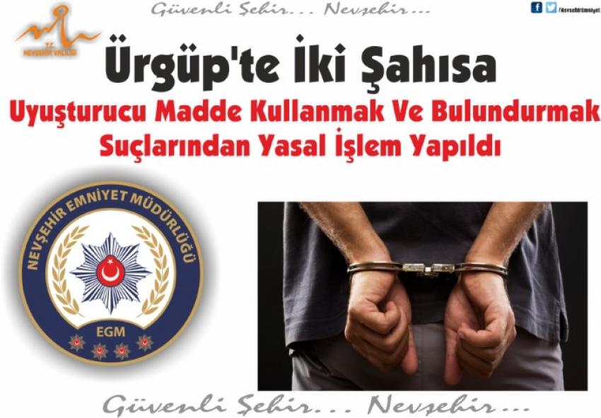 Ürgüp'te Uyuşturucu Tacirleri Yakalandı