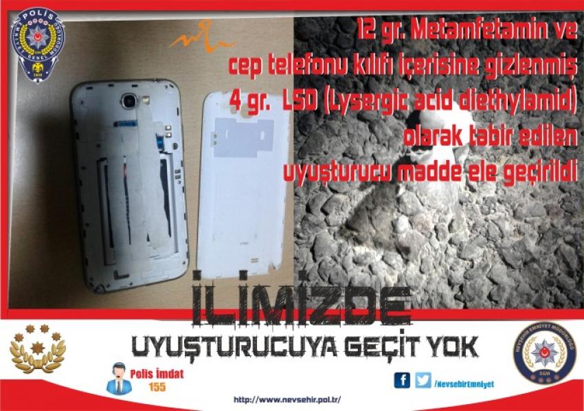 Ürgüp'te LSD Cinsi Uyuşturucu Madde Ele Geçirildi