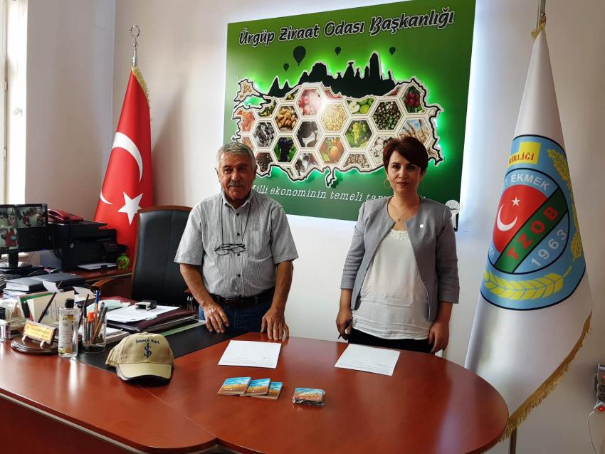Ürgüp Ziraat Odası ile İş Bankası arasında İmece Kart anlaşması imzalandı