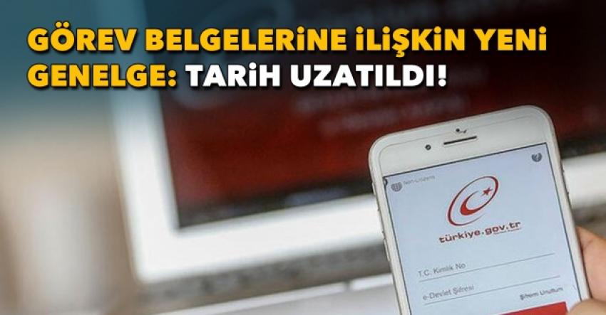 İçişleri'nden çalışma izin görev belgeleri genelgesi