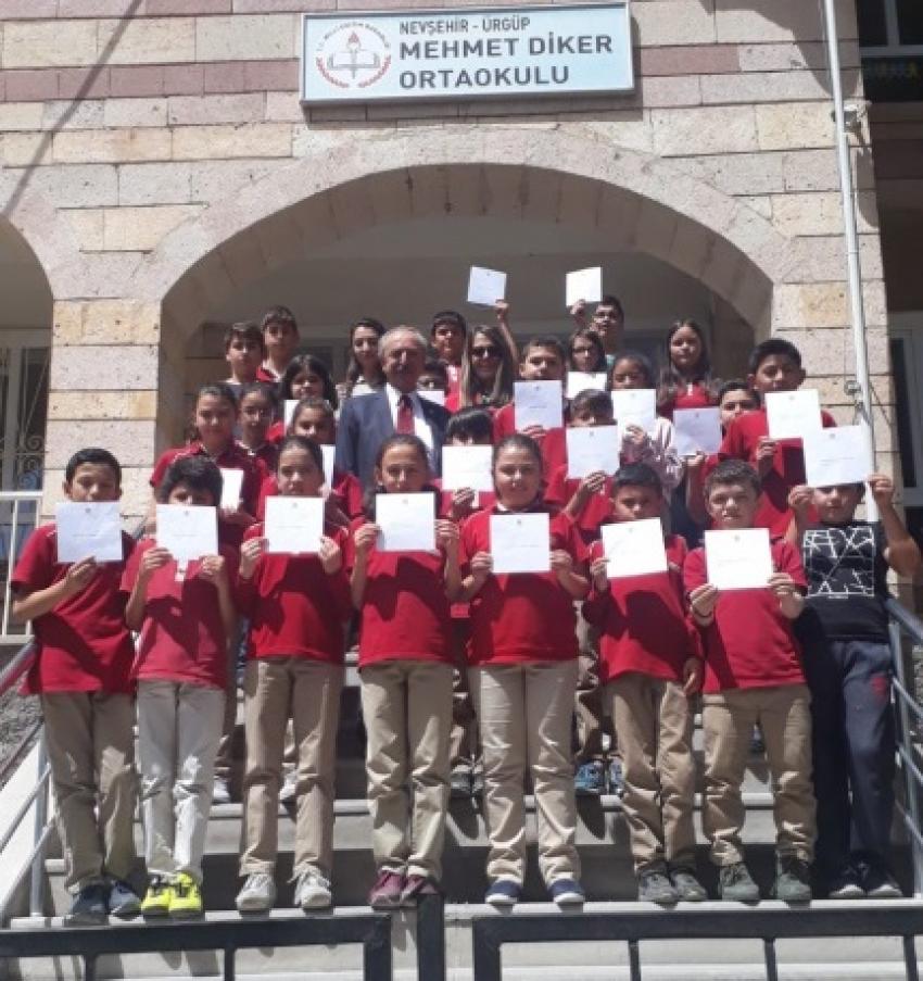 TEV Tarafından Mehmet Diker Ortaokulu Öğrencilerine Ödül Ziyareti
