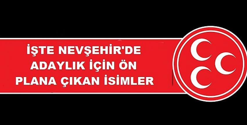 İşte MHP'de Adaylık İçin İsmi Ön Plana Çıkan İsimler