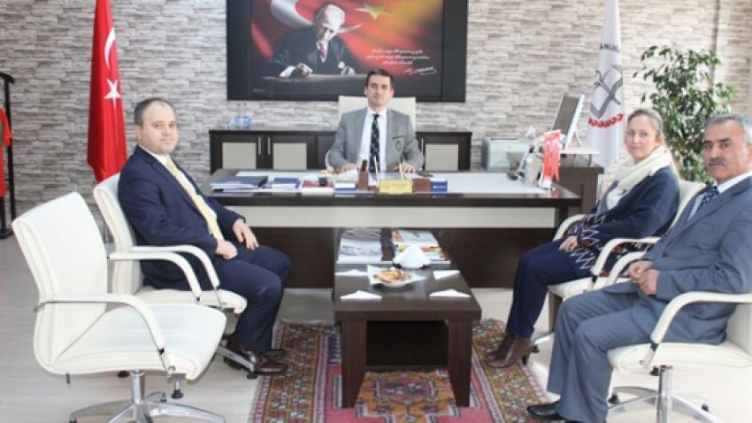 Kaymakam Maraşlı Milli Eğitim Müdürlüğünü Ziyaret Etti