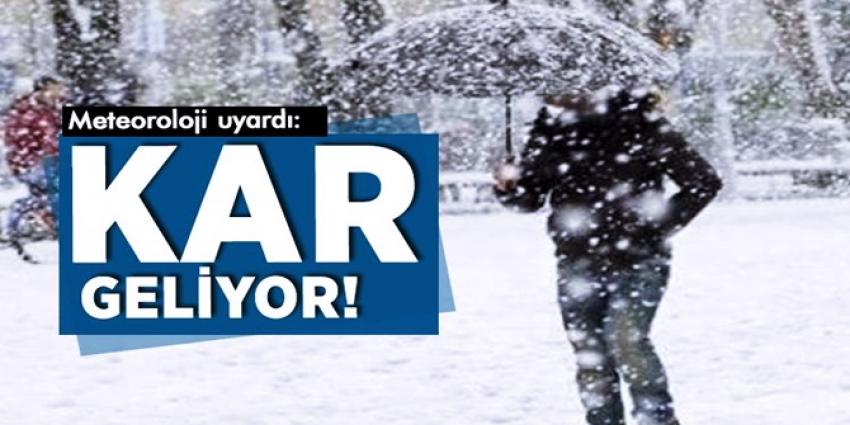 Meteoroloji Uyardı; Kar Yağışı Geri Geliyor
