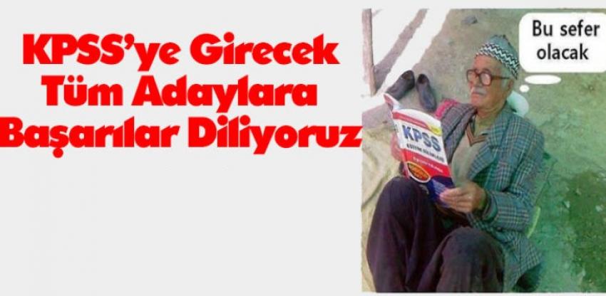 KPSS Önlisans Sınavına Girecek Tüm Adaylara Başarılar Dileriz