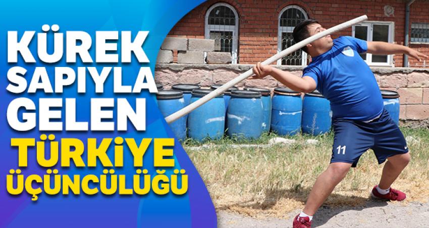 Kürek sapıyla gelen Türkiye üçüncülüğü!